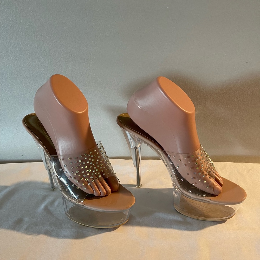 Fashion Nova Women Heels Slipper